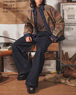 レトロなフェイクツーピースコート