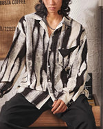 デザイナーの長袖シャツ