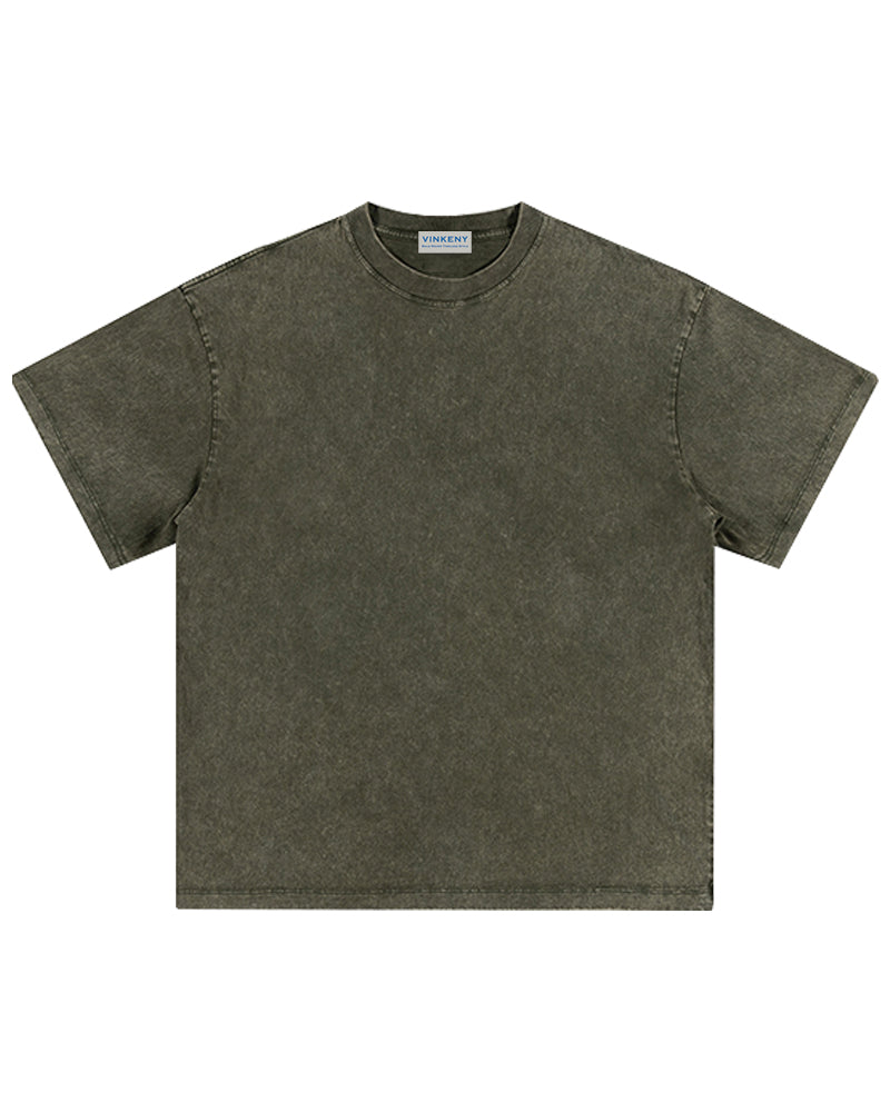 260g Vintage-wash short-sleeve tee