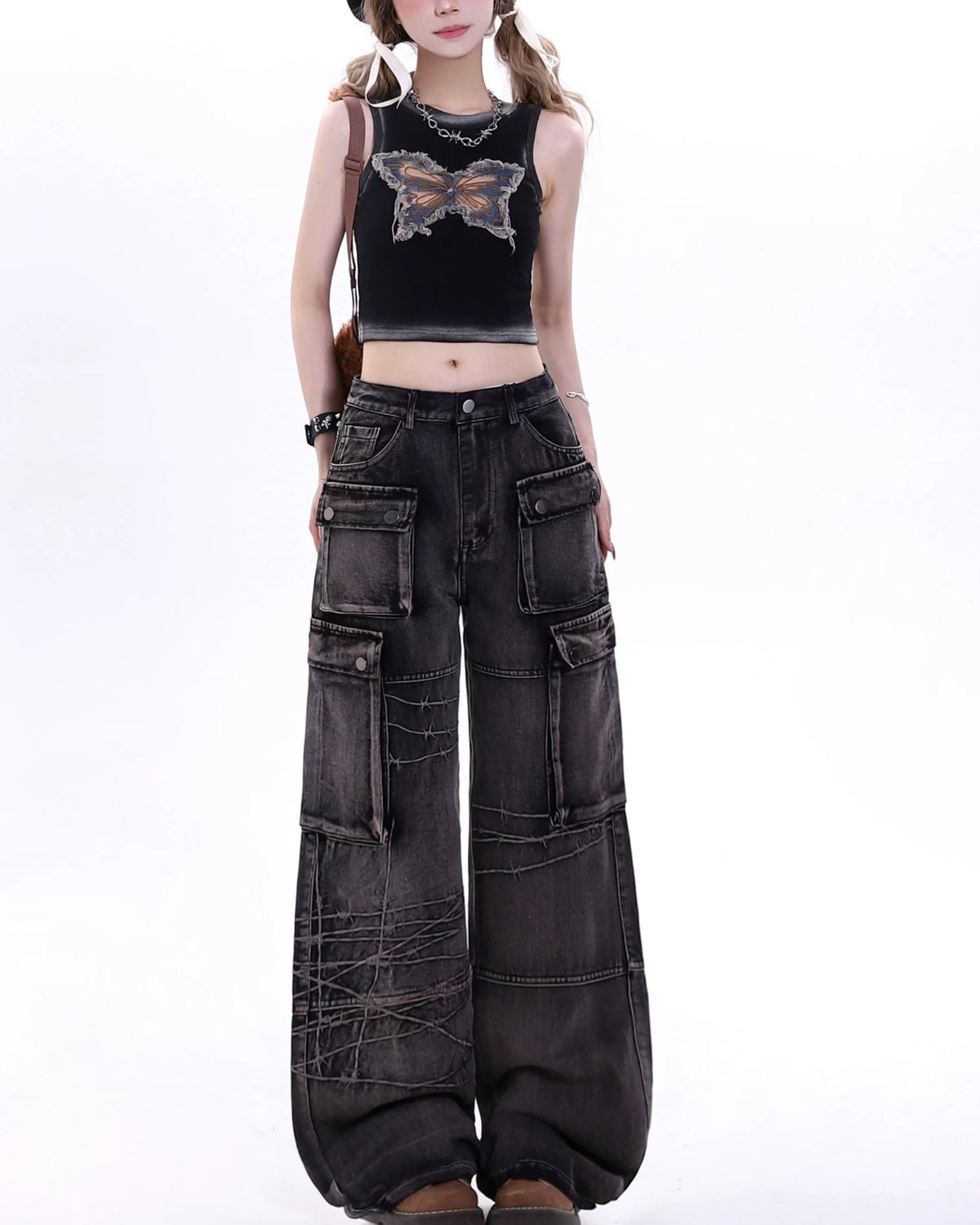 Butterfly Cropped Vest