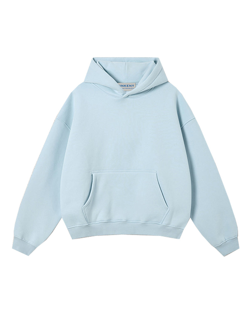 345g Fleece-lined hooded sweatshirt