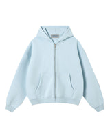 345g Hooded zip-up sweatshirt