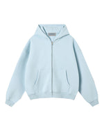 345g Hooded zip-up sweatshirt
