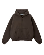 345g Hooded zip-up sweatshirt