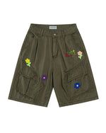 レトロなシンプルカーゴショーツ