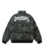 ヴィンテージ柄のパデッドジャケット