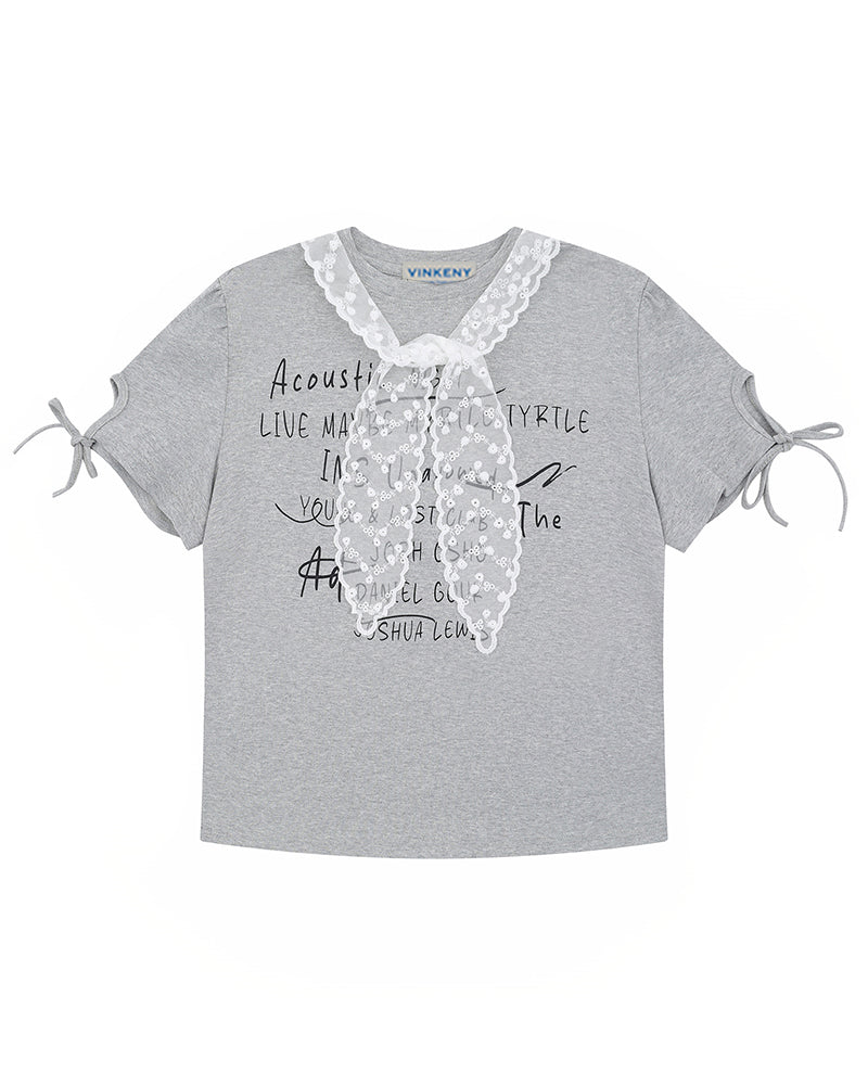 Simple design short sleeves