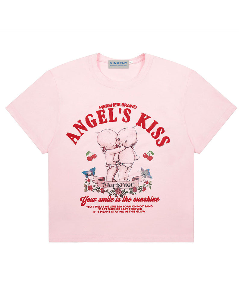 Retro cute short sleeves