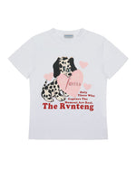 Cartoon casual short sleeves