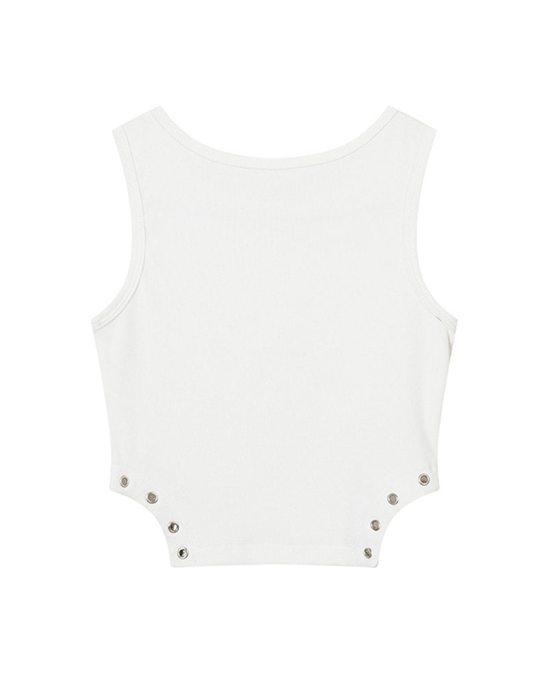 Bear print vest