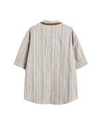 プレッピーカジュアルな半袖シャツ