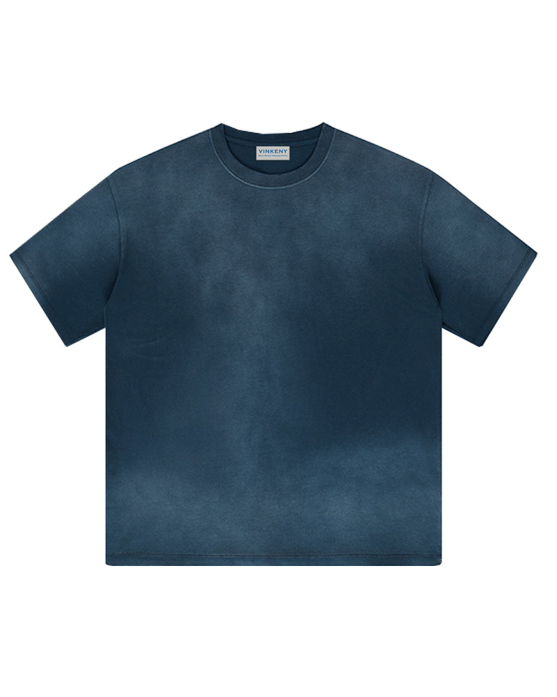260g Gradient Retro Short-Sleeve Shirt