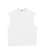 305g Solid-color wide-strap tank top