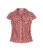 パーソナリティチェック半袖シャツ