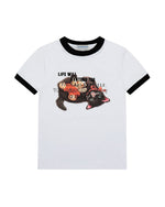 かわいい女の子のゆったりとした半袖