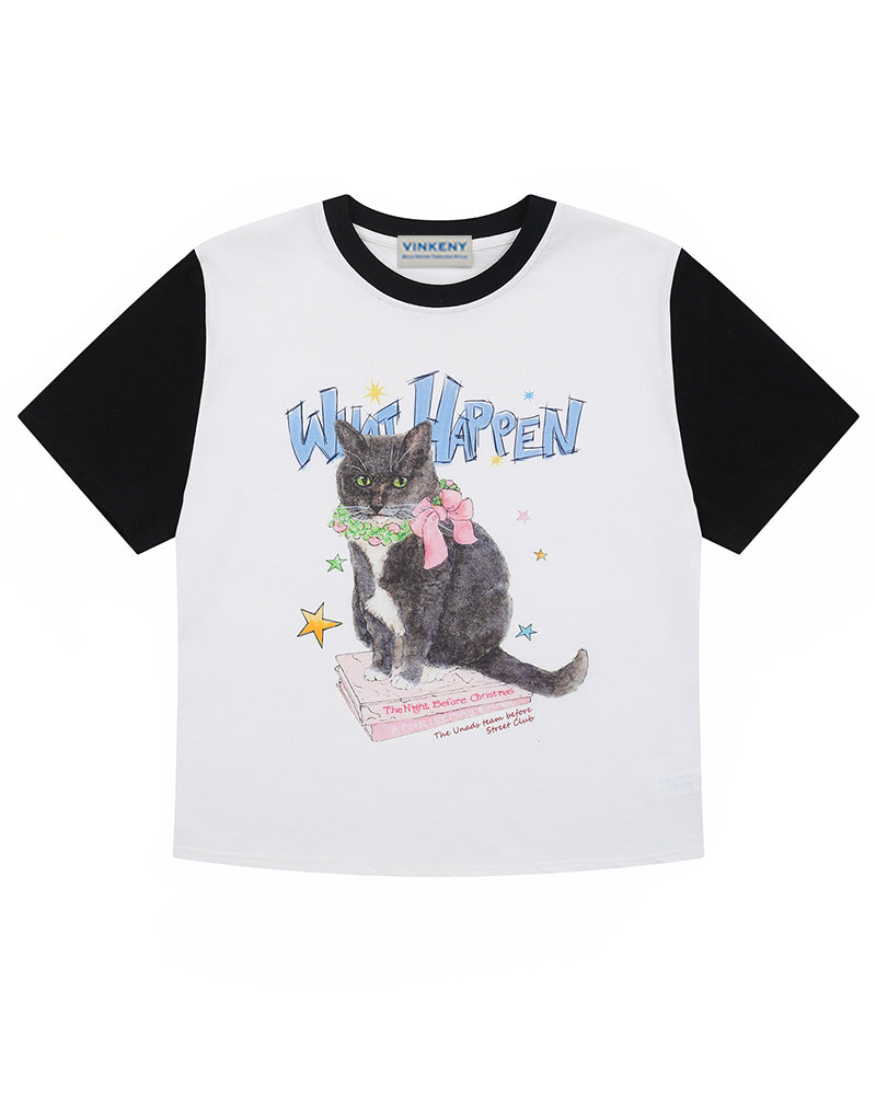 Simple design short sleeves