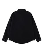 レトロなシンプルな長袖シャツ