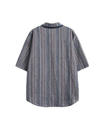 プレッピーカジュアルな半袖シャツ