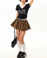 Simple design short skirt