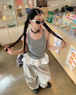 レトロな個性的なベスト