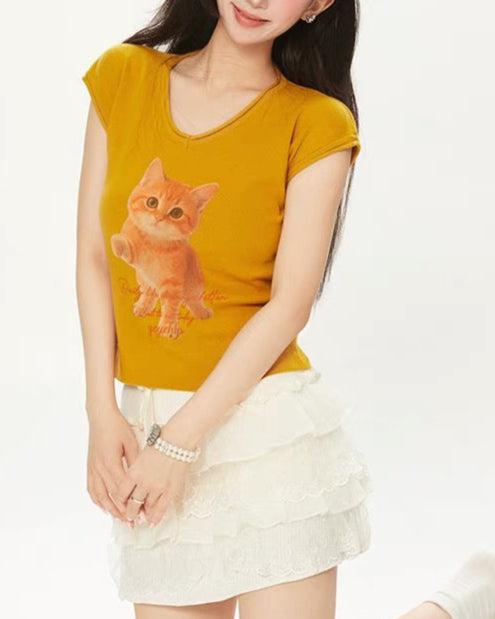 Vintage Kitten Vest