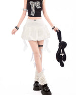 シンプルなショートスカート