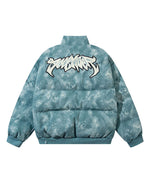 ヴィンテージ柄のパデッドジャケット