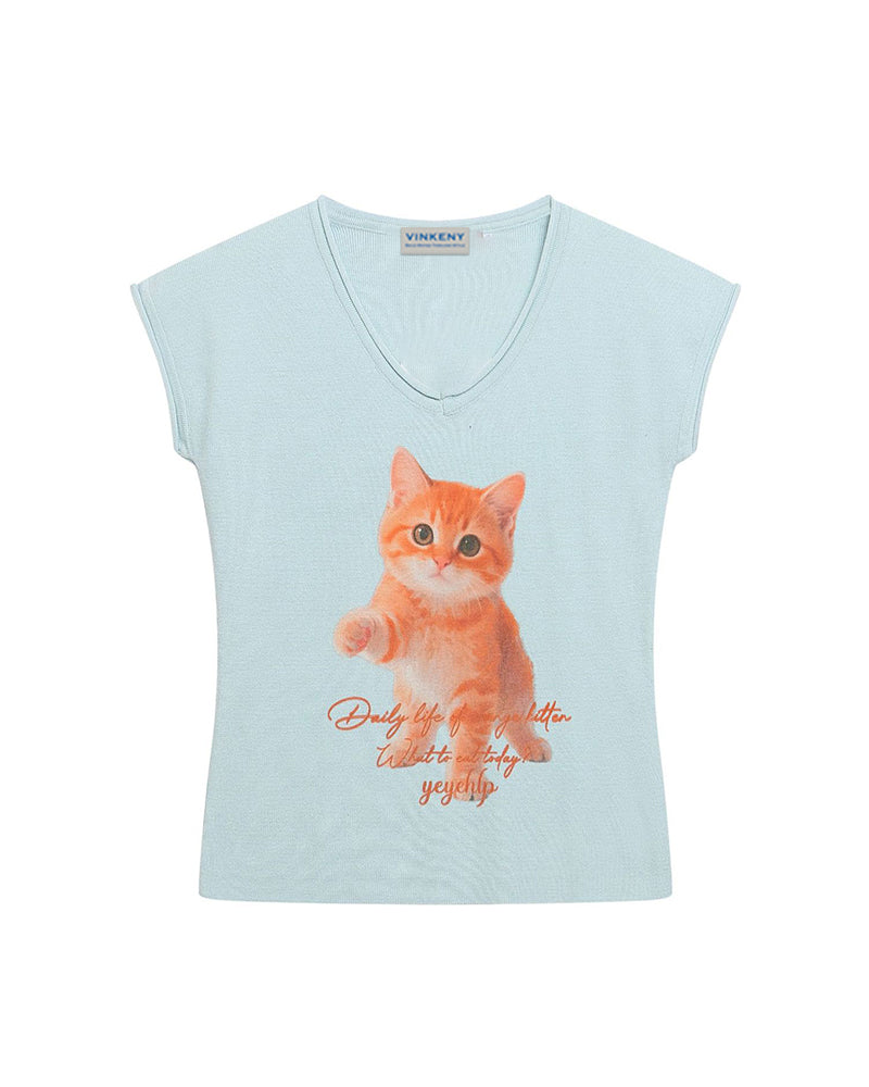 Vintage Kitten Vest