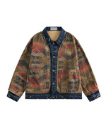 レトロなフェイクツーピースコート